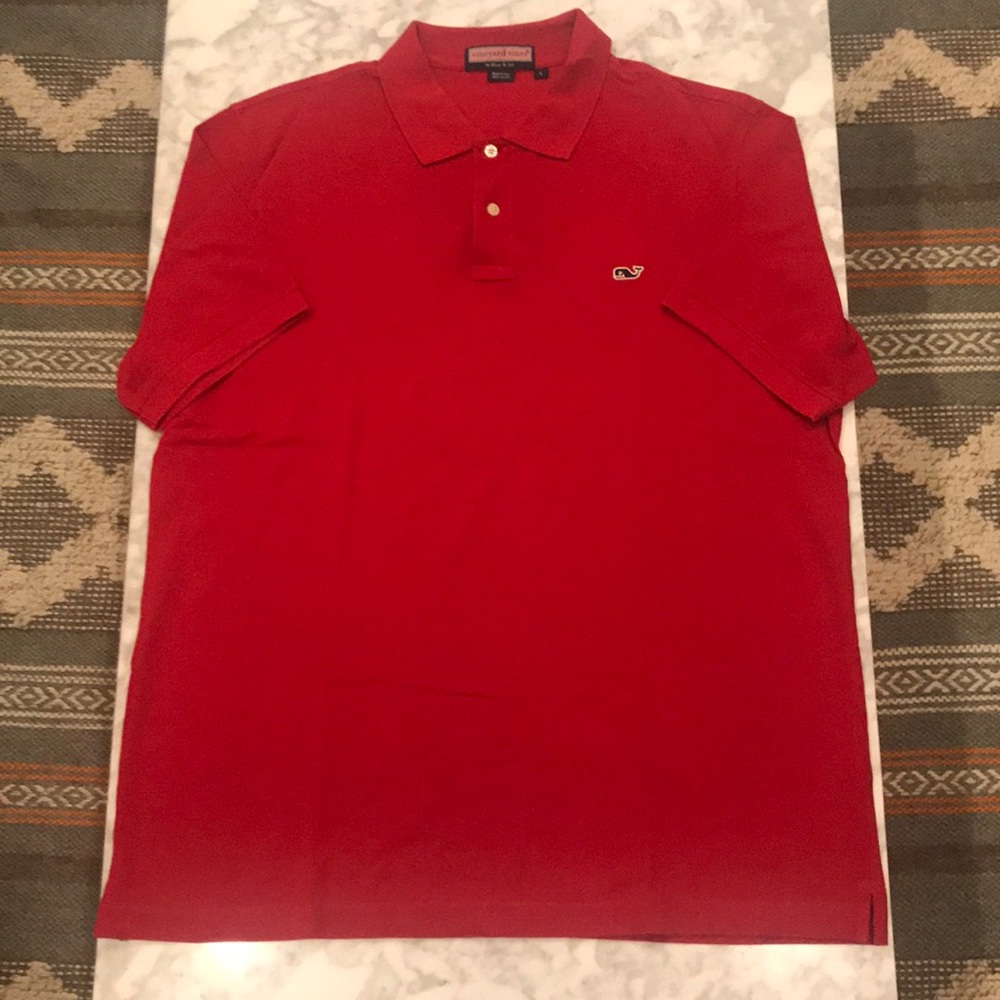 Vineyard Vines Polo Shirt, Red